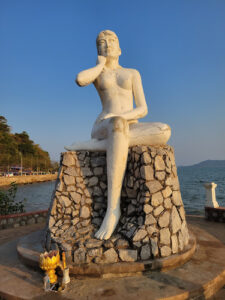 White Lady Statue