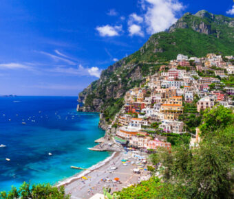 Beautiful coastal towns of Italy - scenic Positano in Amalfi coast