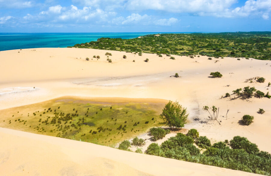 Bazaruto island sand dunes