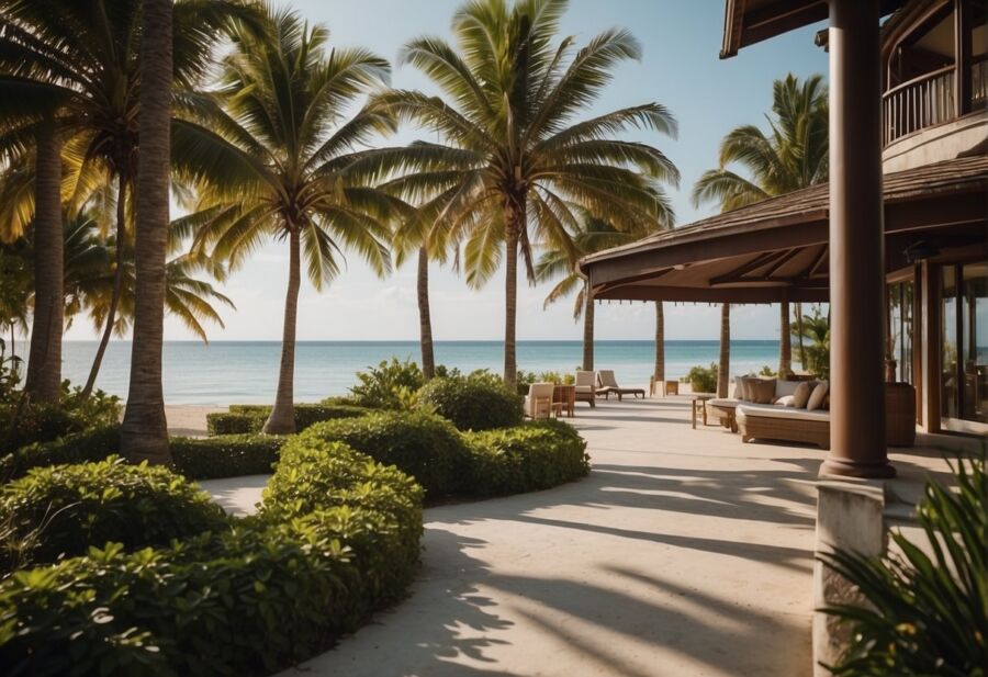 beachfront patio ocean view