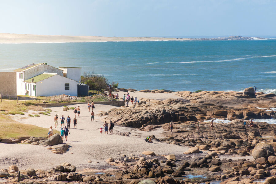 Panoramic view of Cabo Polonio, Uruguay, showcasing its stunning coastline and unique natural landscapes