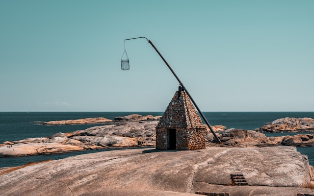 Fishing structure near Tjøme, Norway