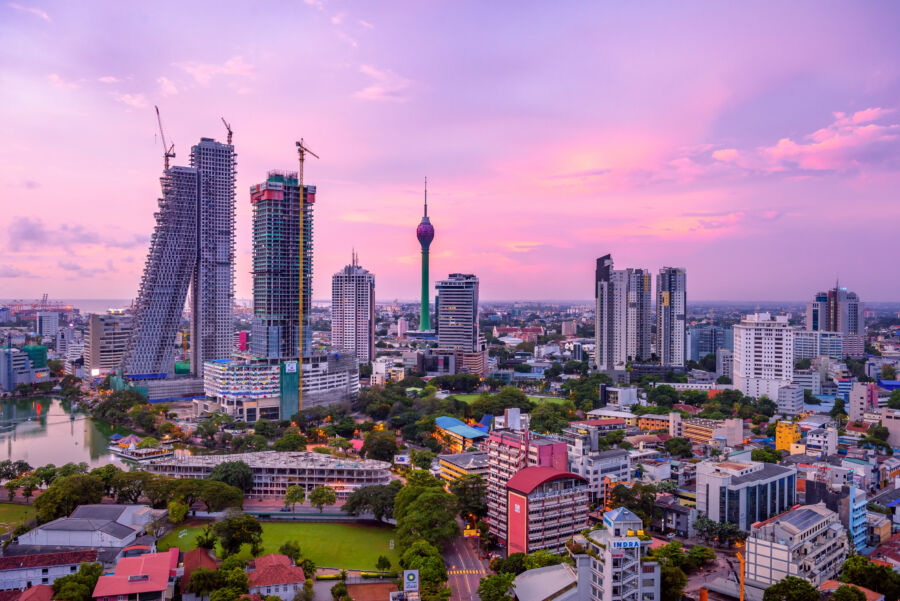 Colombo Sri Lanka skyline cityscape photo