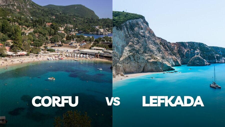 corfu vs lefkada