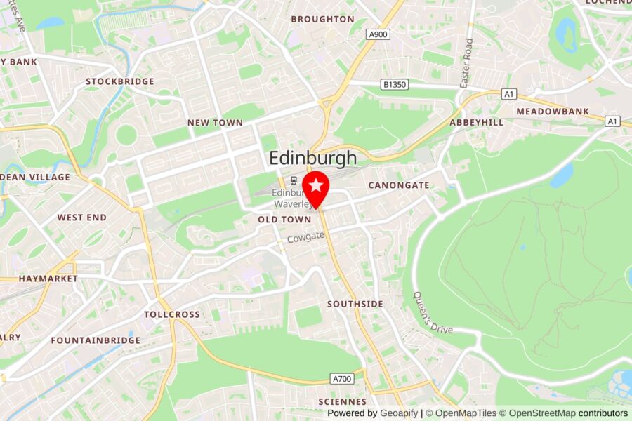 edinburgh city center map