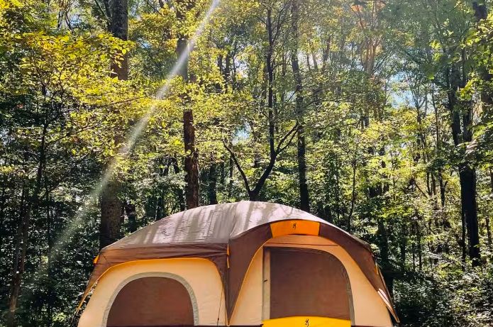 Camping at Laurel Highlands, Pennsylvania