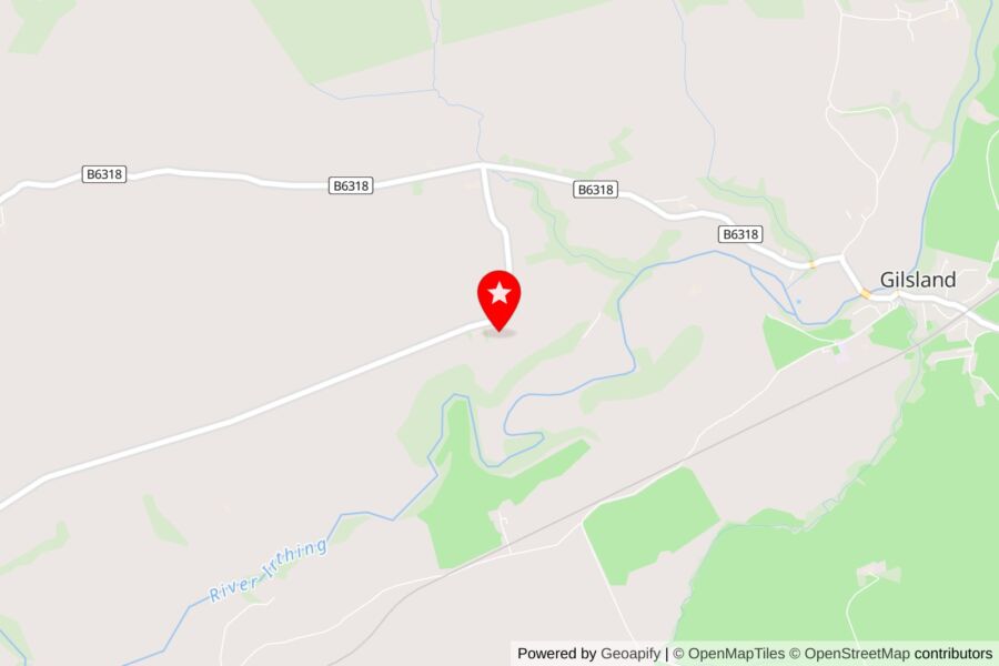 gilsland map red pin