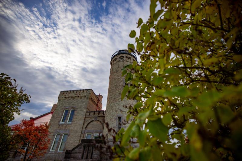 Majestic Old Mackinac Lighthouse in Michigan