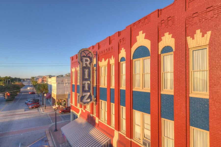 Exterior of the Historic Ritz Theatre  in Brunswick