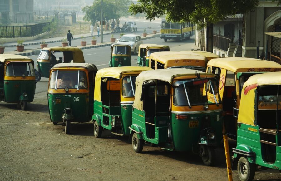 Mototransport in New Delhi