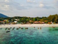 Boats at the shore in an island In Thailand