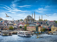 Istanbul the capital of Turkey, eastern tourist city.