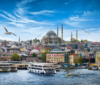 Istanbul the capital of Turkey, eastern tourist city.