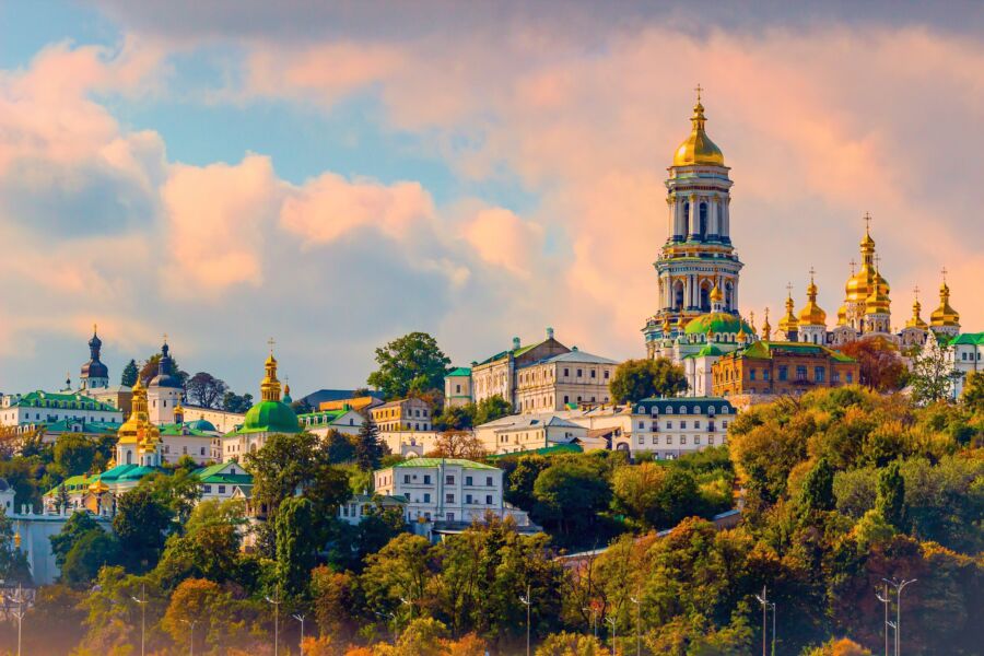 Kiev Pechersk Lavra or the Kiev Monastery of the Caves.