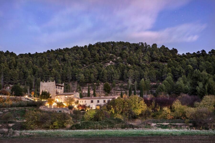 Panoramic view of the La Torre del Visco in Spain