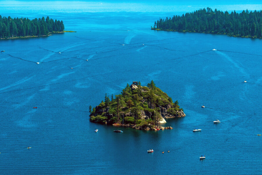 Emerald Bay at Lake Tahoe, California, USA