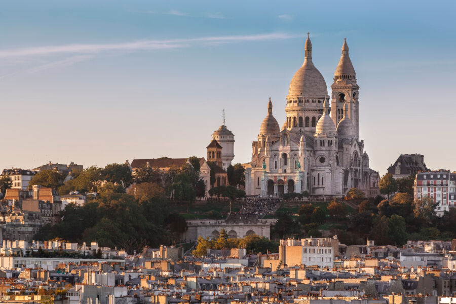 The Basilica of the Sacré Coeur in Montmartre