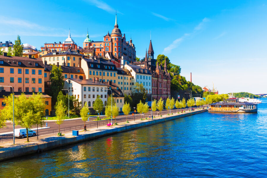 Scenic view of Old Town Stockholm, showcasing its historic architecture and vibrant atmosphere in the heart of Europe