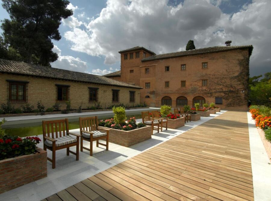 Building exterior of the Parador de Granada