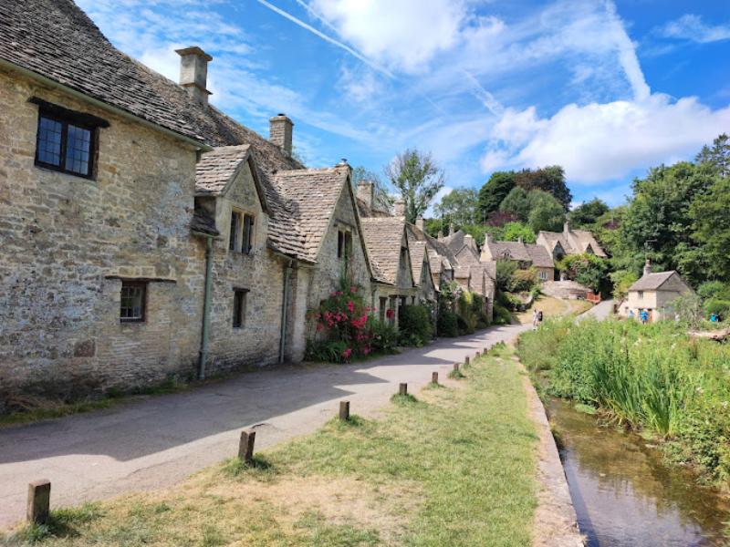 Quaint English village Cotswolds AONB