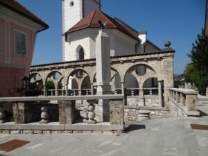 Plecnik staircase and arcades