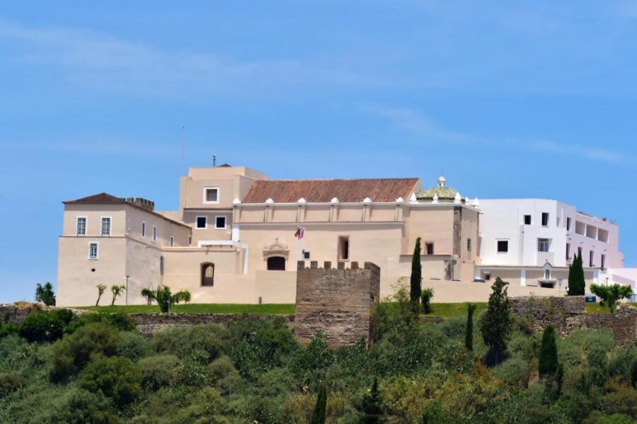 Aerial view of the Pousada Castelo de Alcacer do Sal 