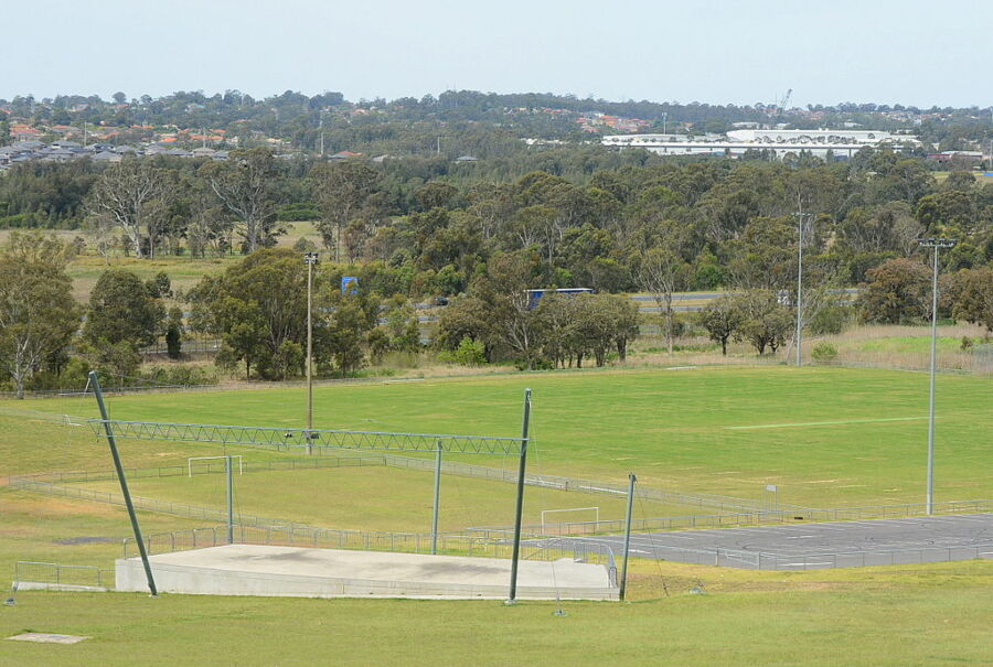 Rooty Hill Historic Site Looking across Morreau Reserve