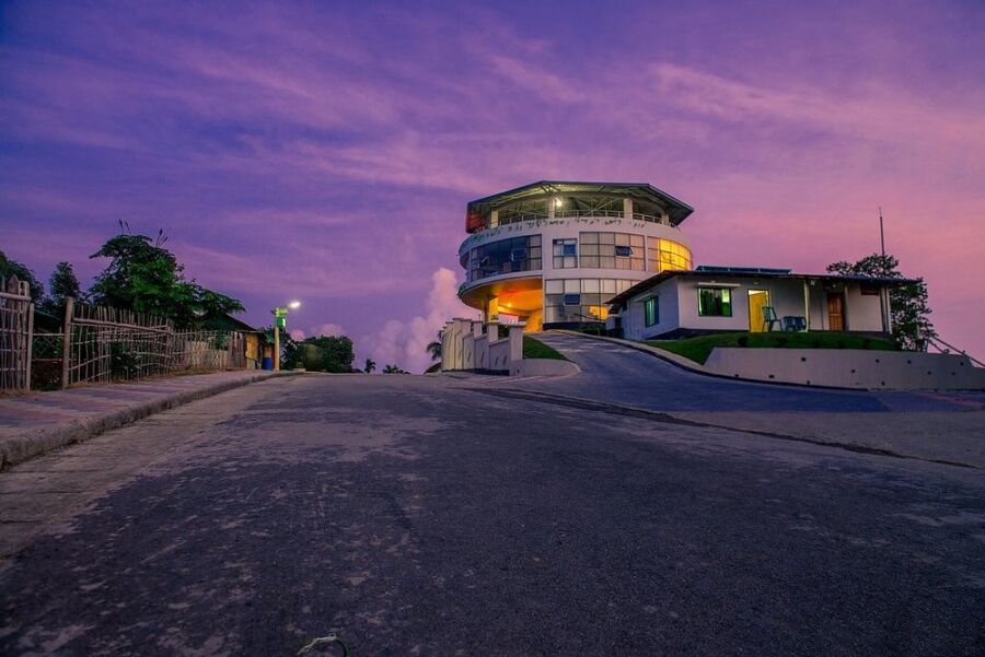 Sajek Resort at night in Bangladesh