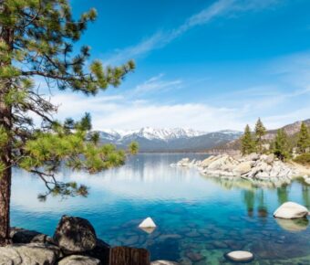 Serene views at lake tahoe