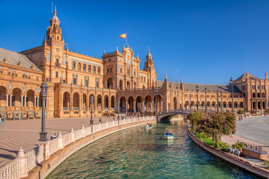 Captivating scenes of Seville, Spain, featuring unique architectural styles and rich cultural heritage