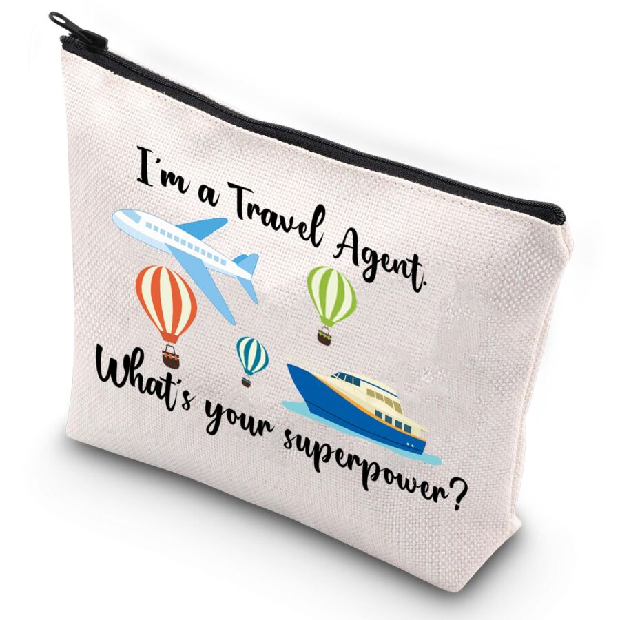 Travel Agent Makeup Bag