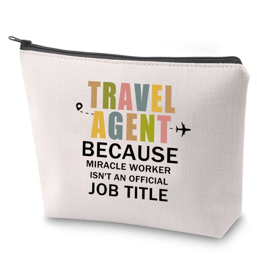 Travel Agent Makeup Bag