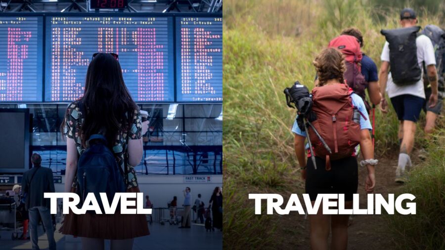 Travel vs Travelling comparison