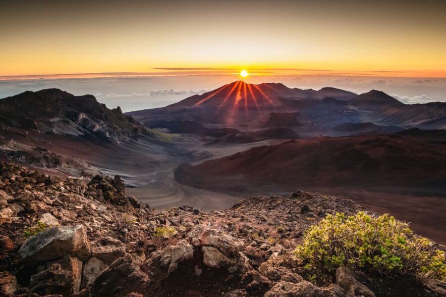 Sunrise at Haleakalā National Park, Maui