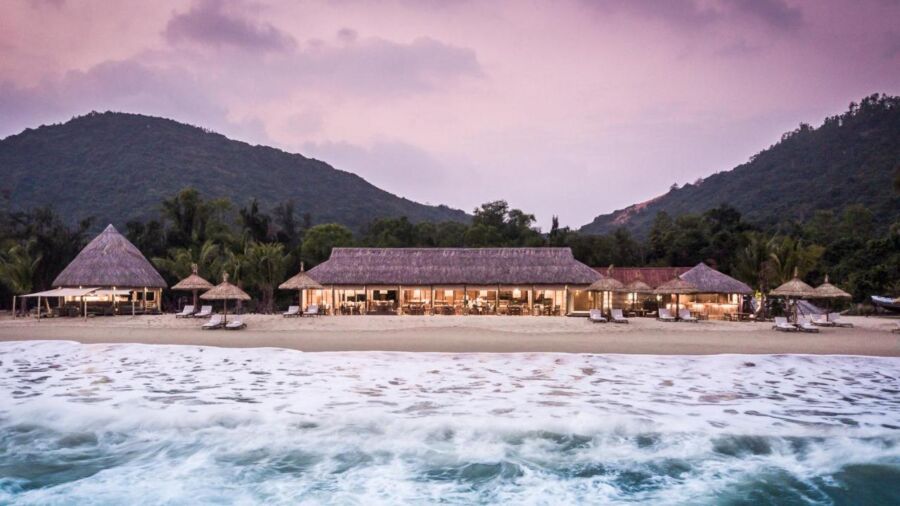 Panoramic view of the Zannier Hotels Bãi San Hô in Vietnam